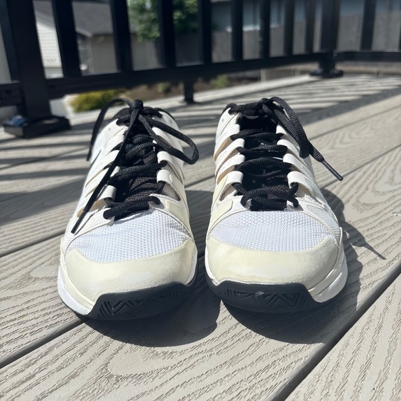 Nike Zoom Vapor 9.5 Tour White Black Federer Rafa Tennis 631458 Men's Size 8.5 - Picture 8 of 11
